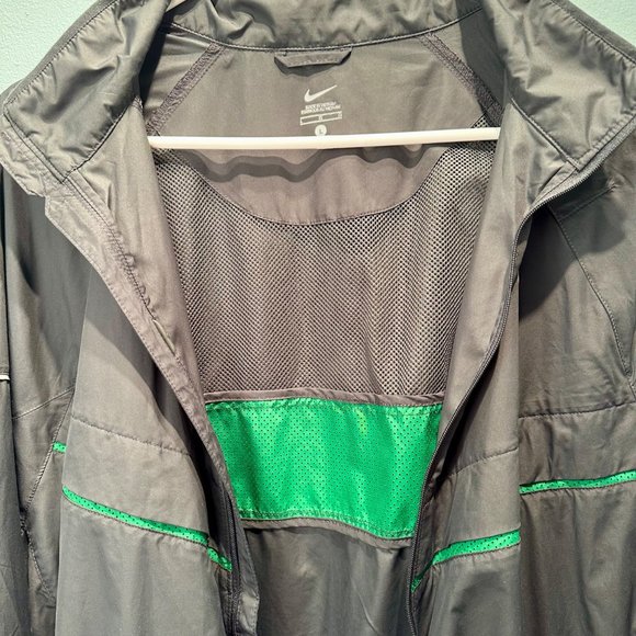 Nike Size Large Spring Windbreaker Training Running Track Jacket Black - Picture 8 of 16